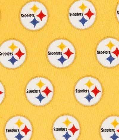 Pittsburgh Steelers Gold Silk Tie