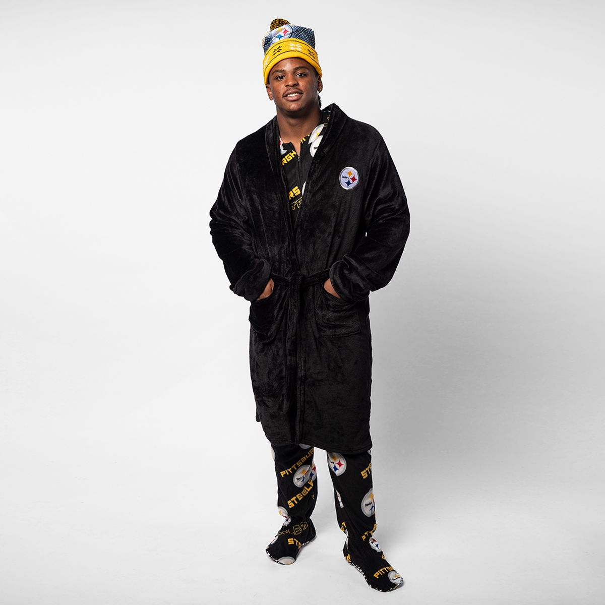 Pittsburgh Steelers Silk Touch Lounge Robe