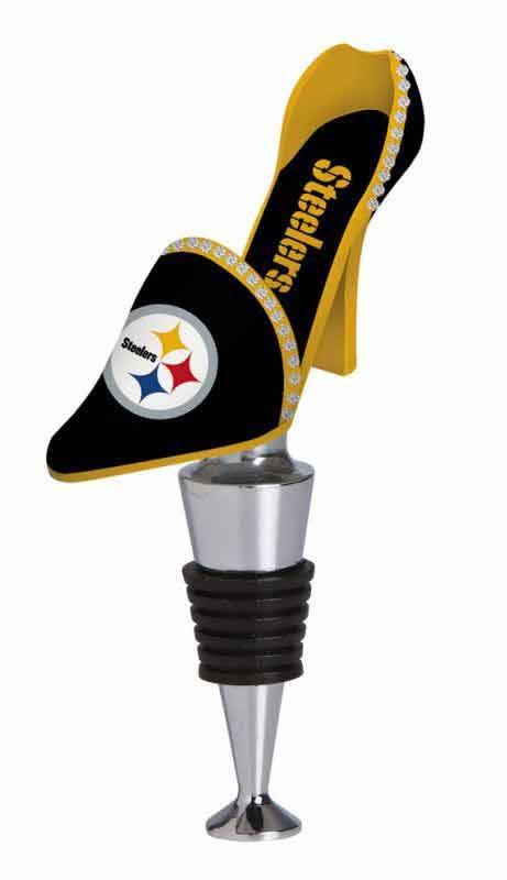 Pittsburgh Steelers High Heel Shoe Wine Bottle Stopper