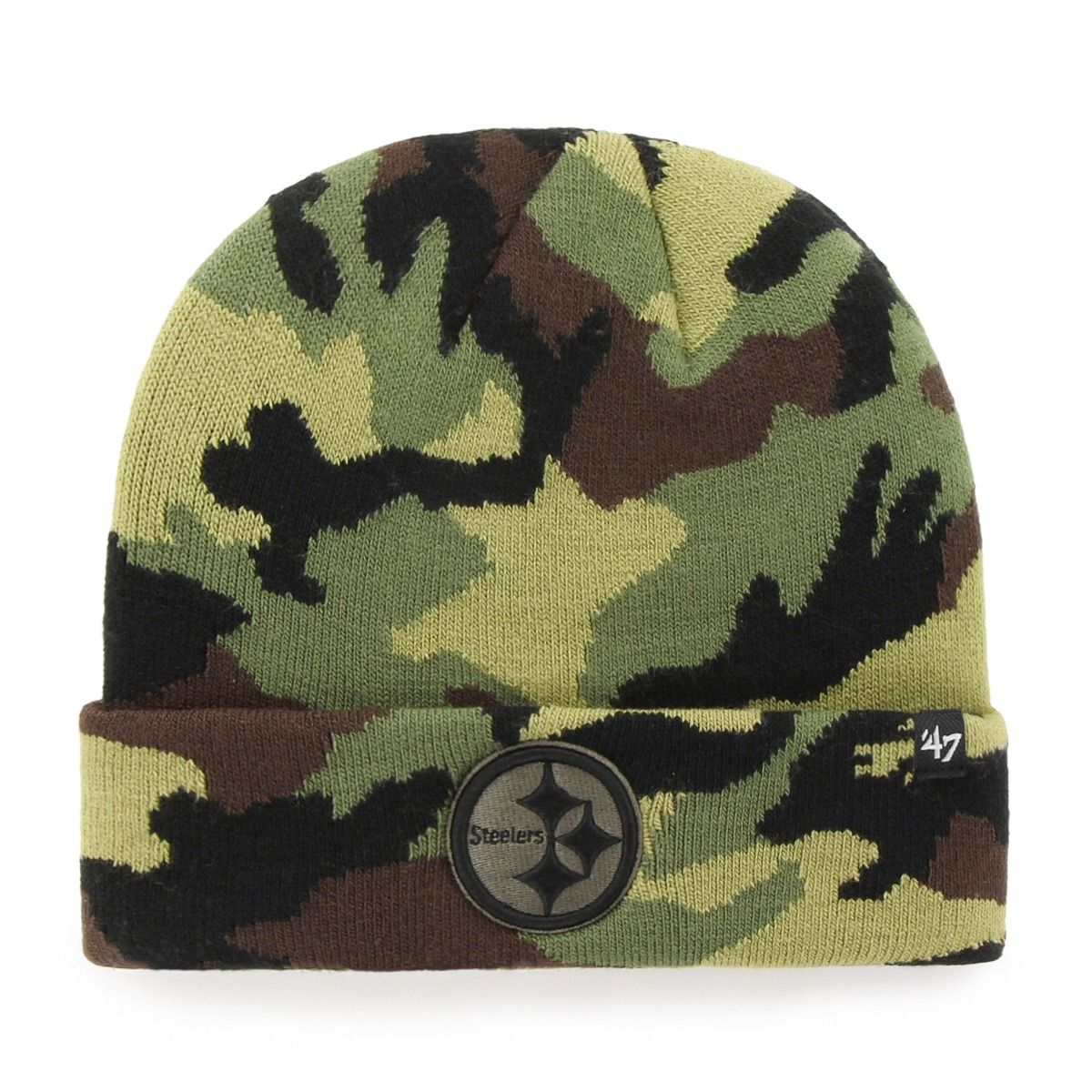 Pittsburgh Steelers '47 Grove Camo Knit Hat