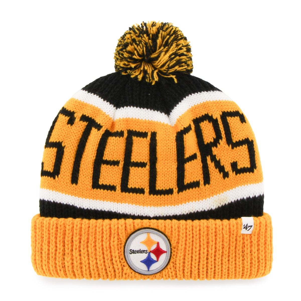 Pittsburgh Steelers '47 Calgary Black & Gold Knit Hat