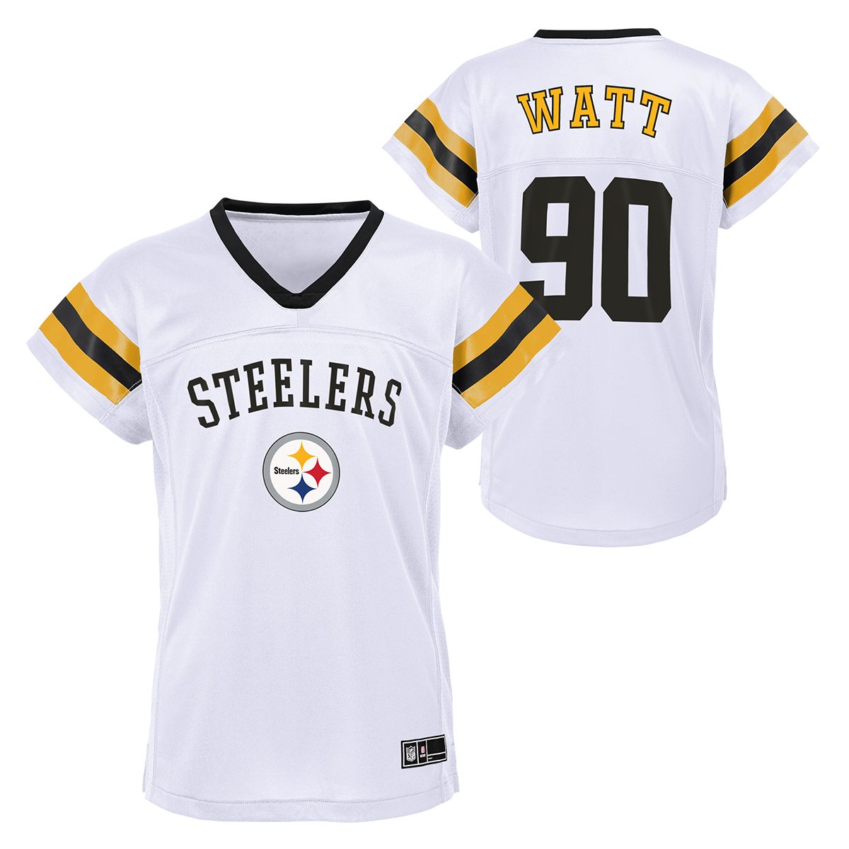 #90 T.J. Watt Girl's Fashion Jersey 3 #90 T.J. Watt Girl's Fashion Jersey