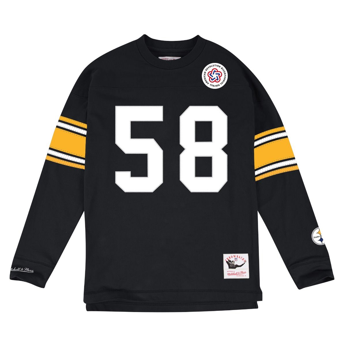 #58 Jack Lambert Mitchell & Ness Long Sleeve Player Top