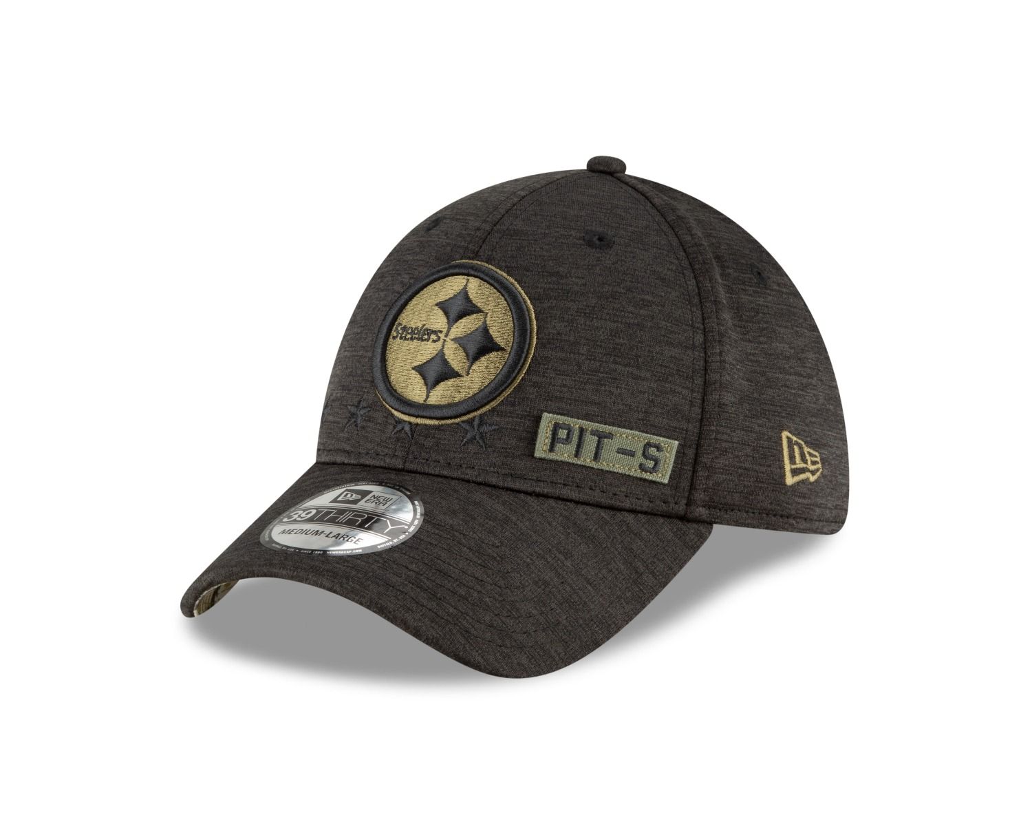 Pittsburgh Steelers New Era 39THIRTY Salute to Service (STS) 2020 Sideline Hat