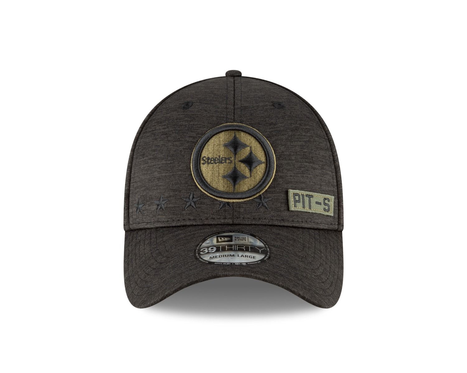 Pittsburgh Steelers New Era 39THIRTY Salute to Service (STS) 2020 Sideline Hat
