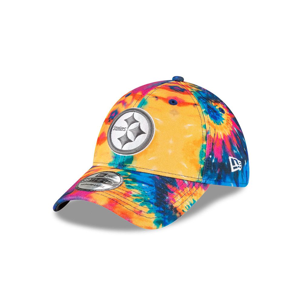 Pittsburgh Steelers New Era 39THIRTY Crucial Catch Sideline Hat