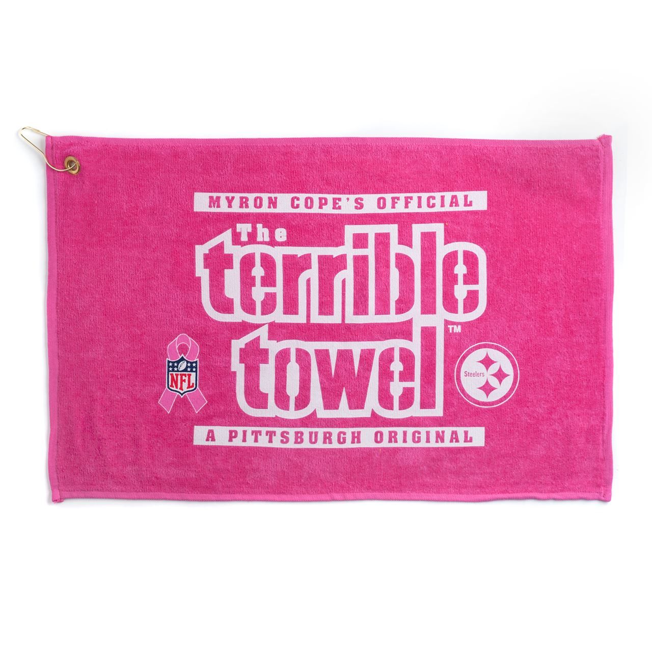 Pittsburgh Steelers Pink Terrible Towel Golf Towel