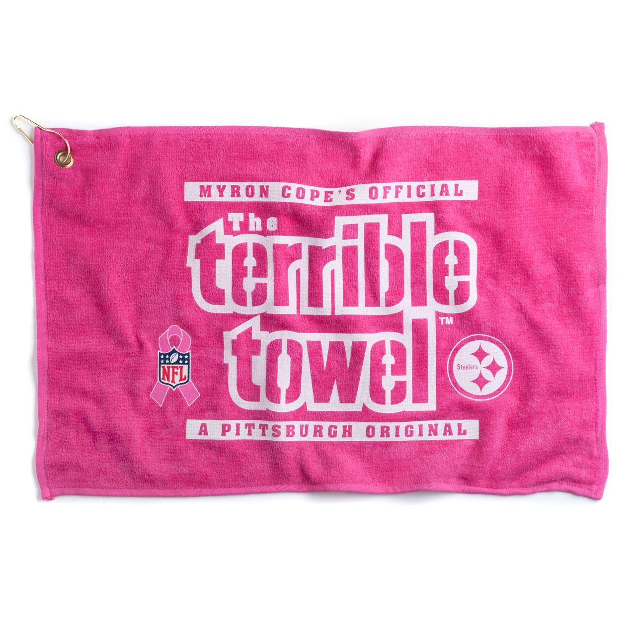 Pittsburgh Steelers Pink Terrible Towel Golf Towel