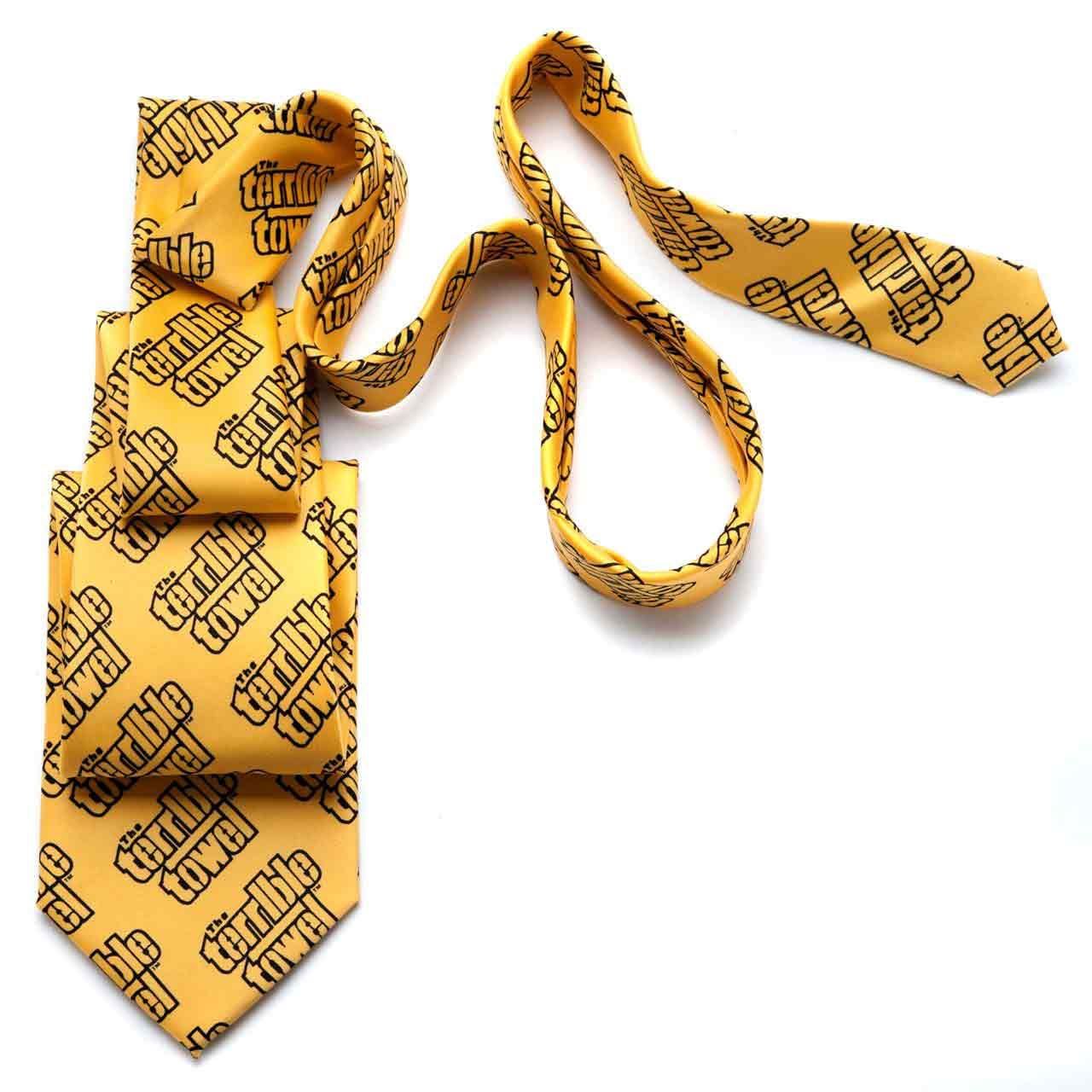 Pittsburgh Steelers Terrible Towel Gold Tie