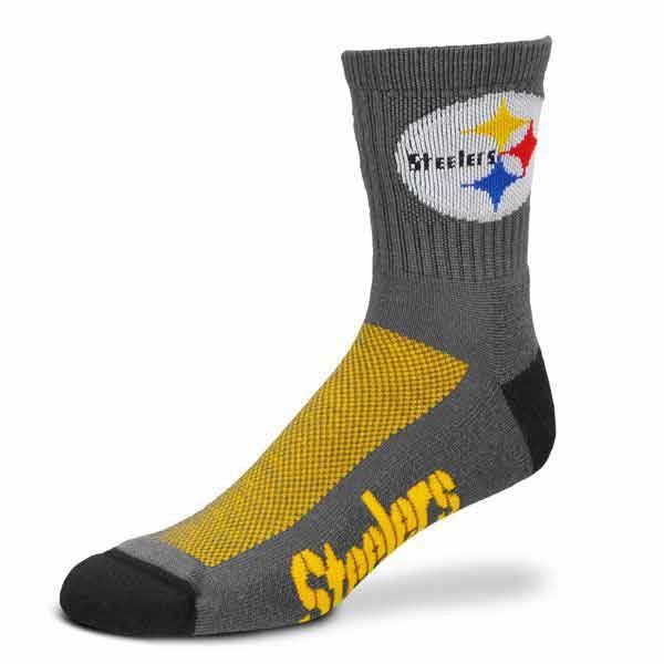Pittsburgh Steelers Mesh Quarter Sock