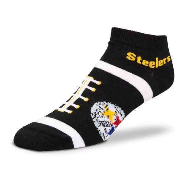Pittsburgh Steelers Distressed No Show Socks