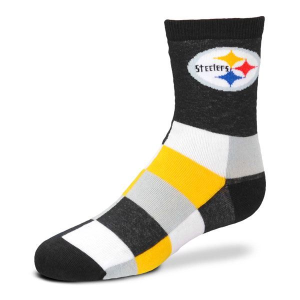 Pittsburgh Steelers Kids Color Block Socks