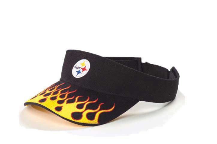 Pittsburgh Steelers Flaming Visor