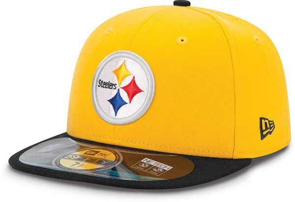 Pittsburgh Steelers New Era Gold Classics 59FIFTY Fitted Sideline Hat