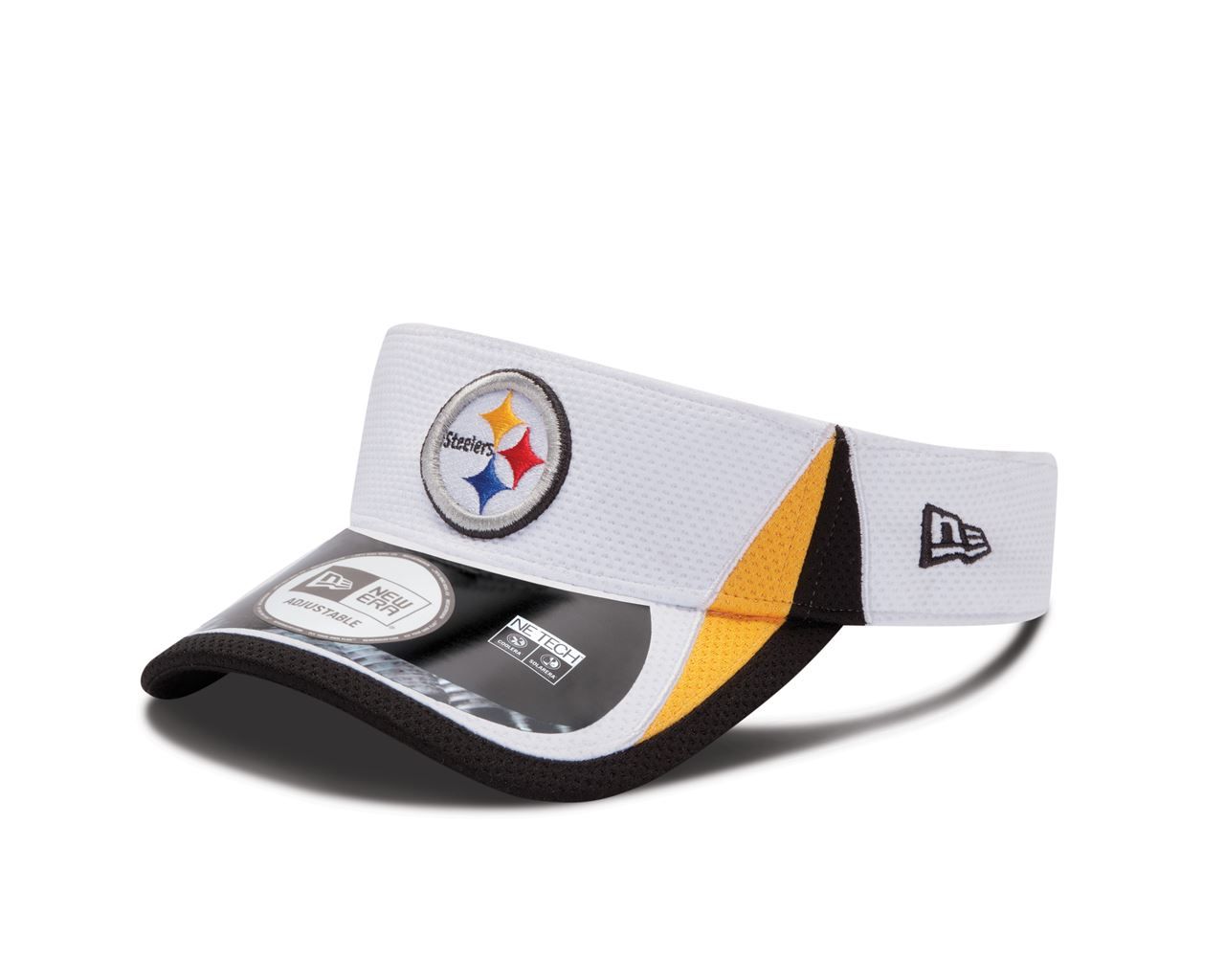 Pittsburgh Steelers New Era Coaches Training White Visor