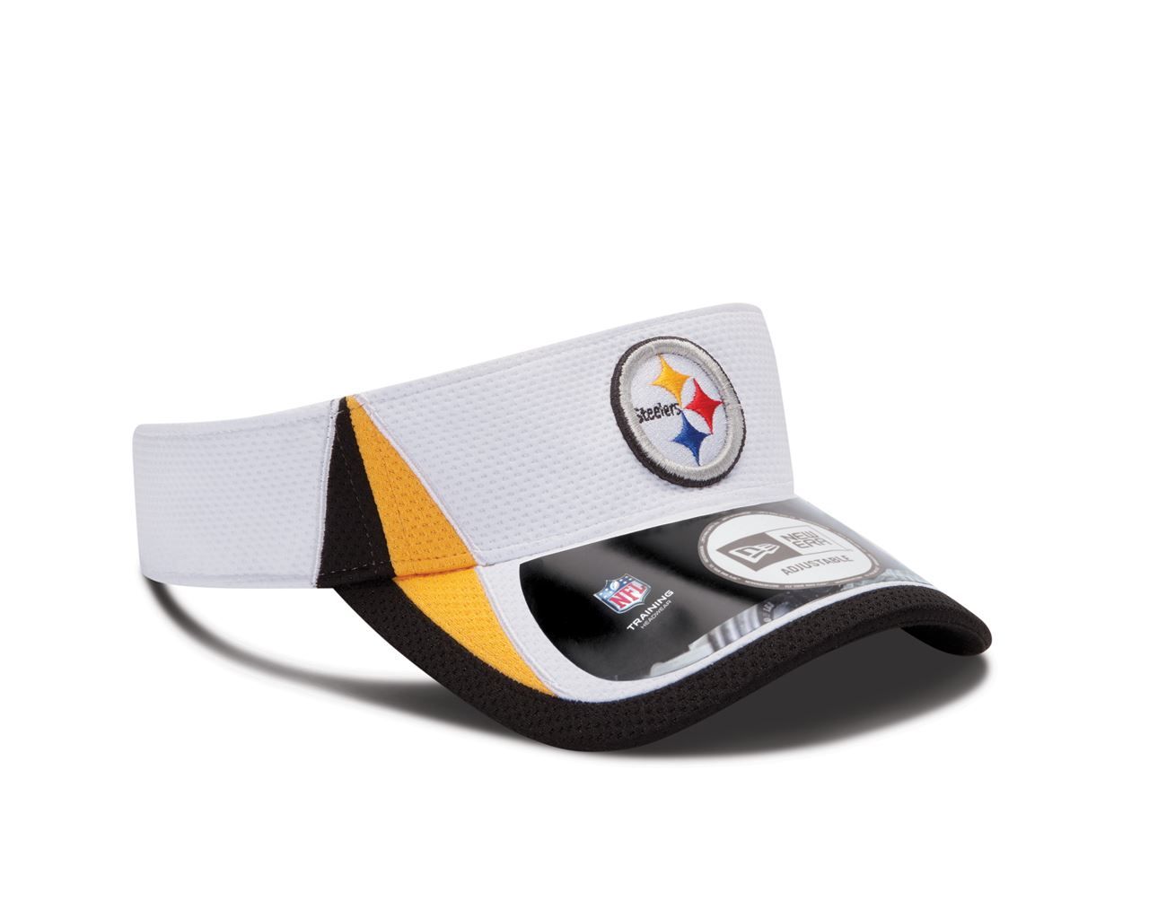 Pittsburgh Steelers New Era Coaches Training White Visor