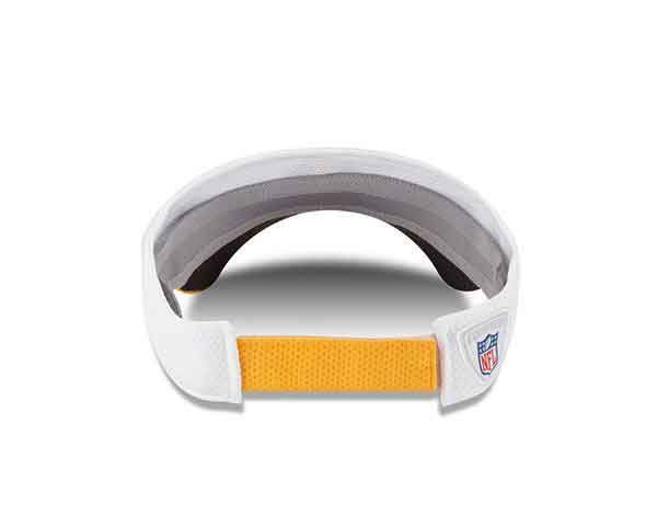 Pittsburgh Steelers New Era White Training Visor