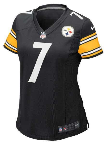 Ben Roethlisberger #7 Women's Nike Replica Home Jersey