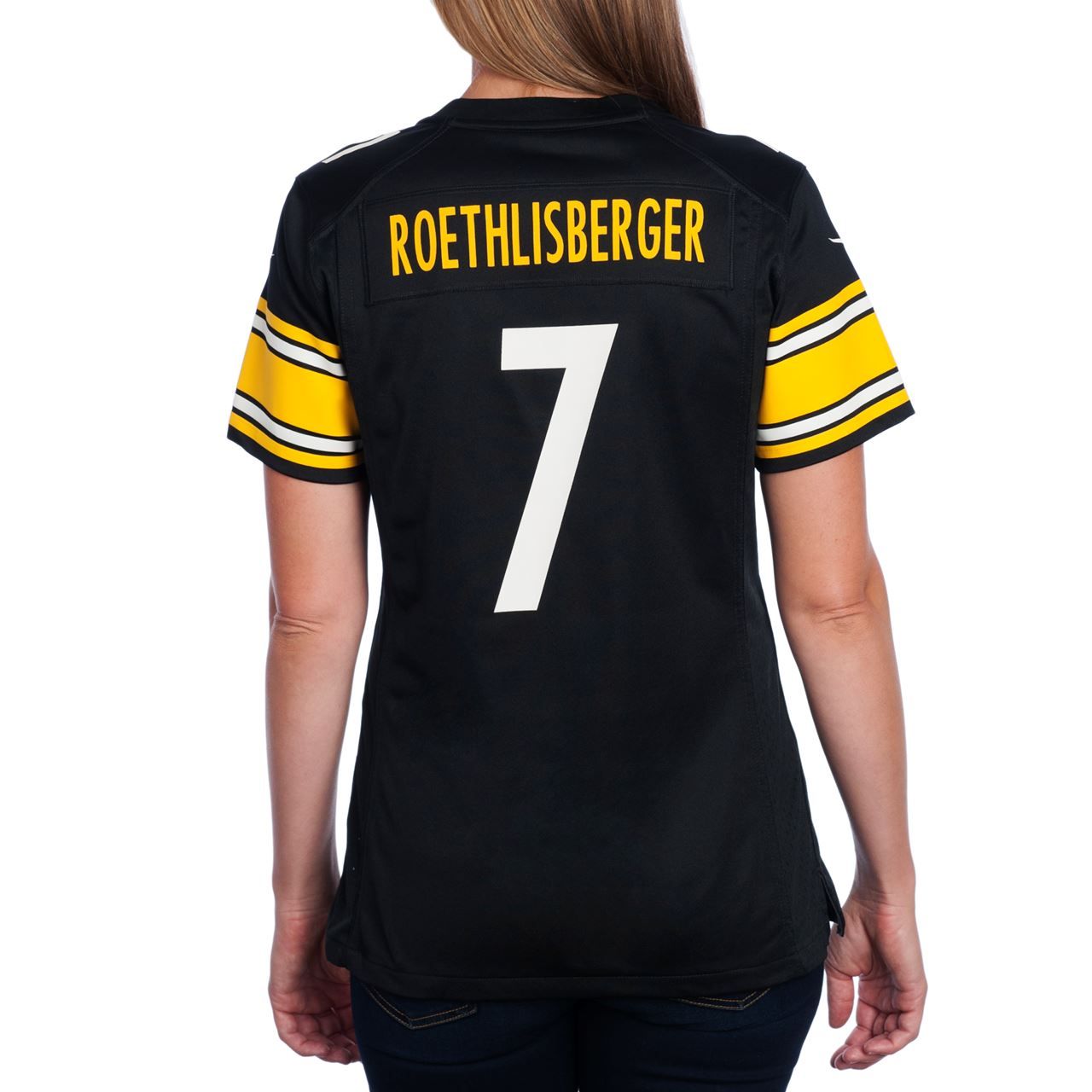 Ben Roethlisberger #7 Women's Nike Replica Home Jersey 3 Ben Roethlisberger #7 Women's Nike Replica Home Jersey