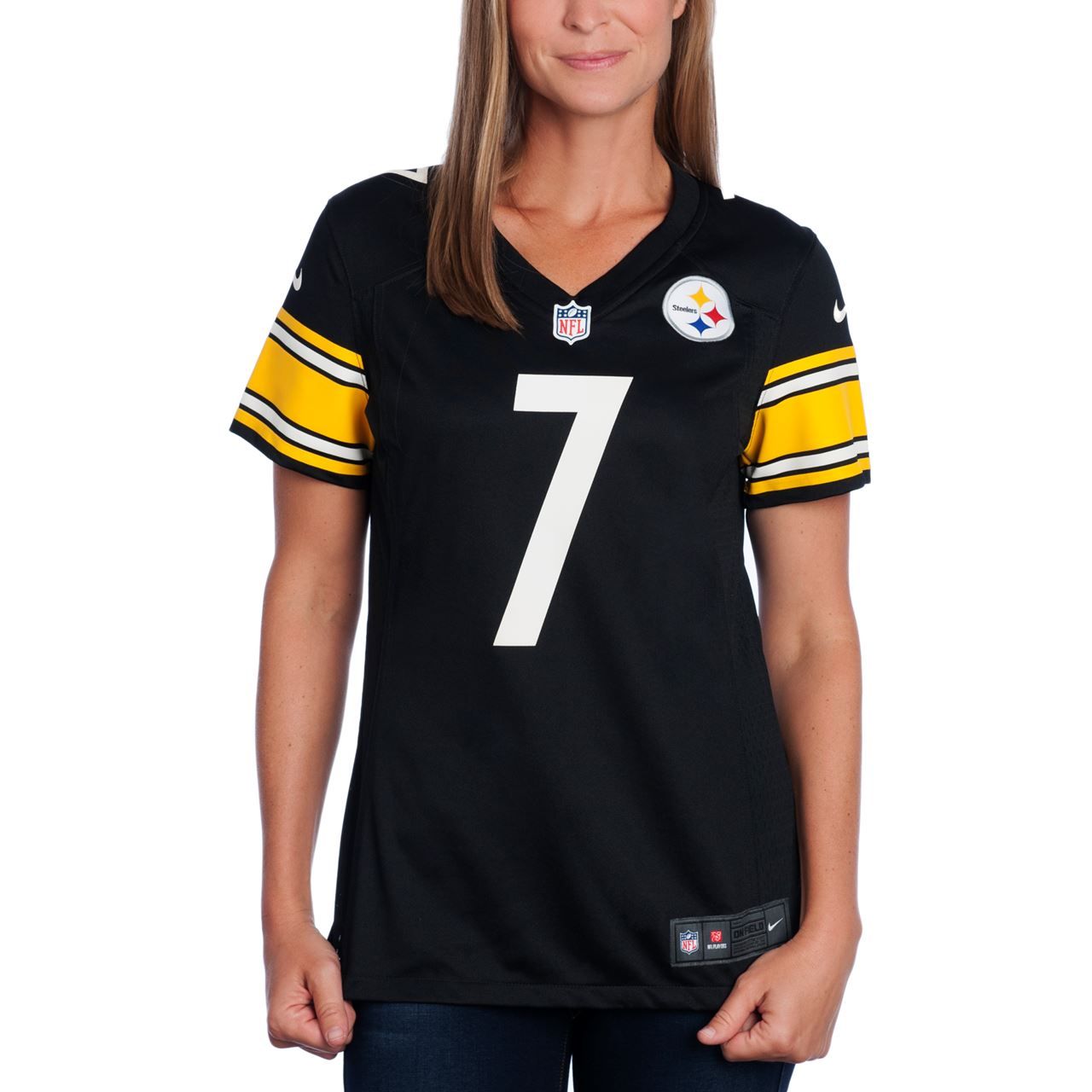 Ben Roethlisberger #7 Women's Nike Replica Home Jersey 4 Ben Roethlisberger #7 Women's Nike Replica Home Jersey