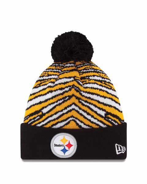 Pittsburgh Steelers New Era Zubaz Knit Hat