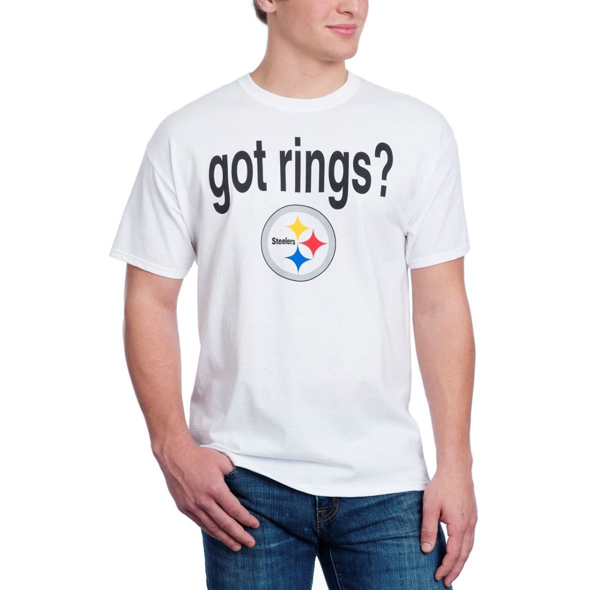 Pittsburgh Steelers Got Six Rings 2-Sided White T-Shirt