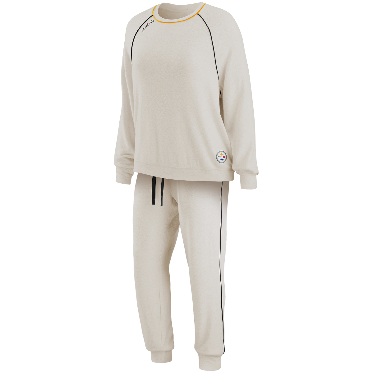 Pittsburgh Steelers Women's Erin Andrews Hacci Lounge Set