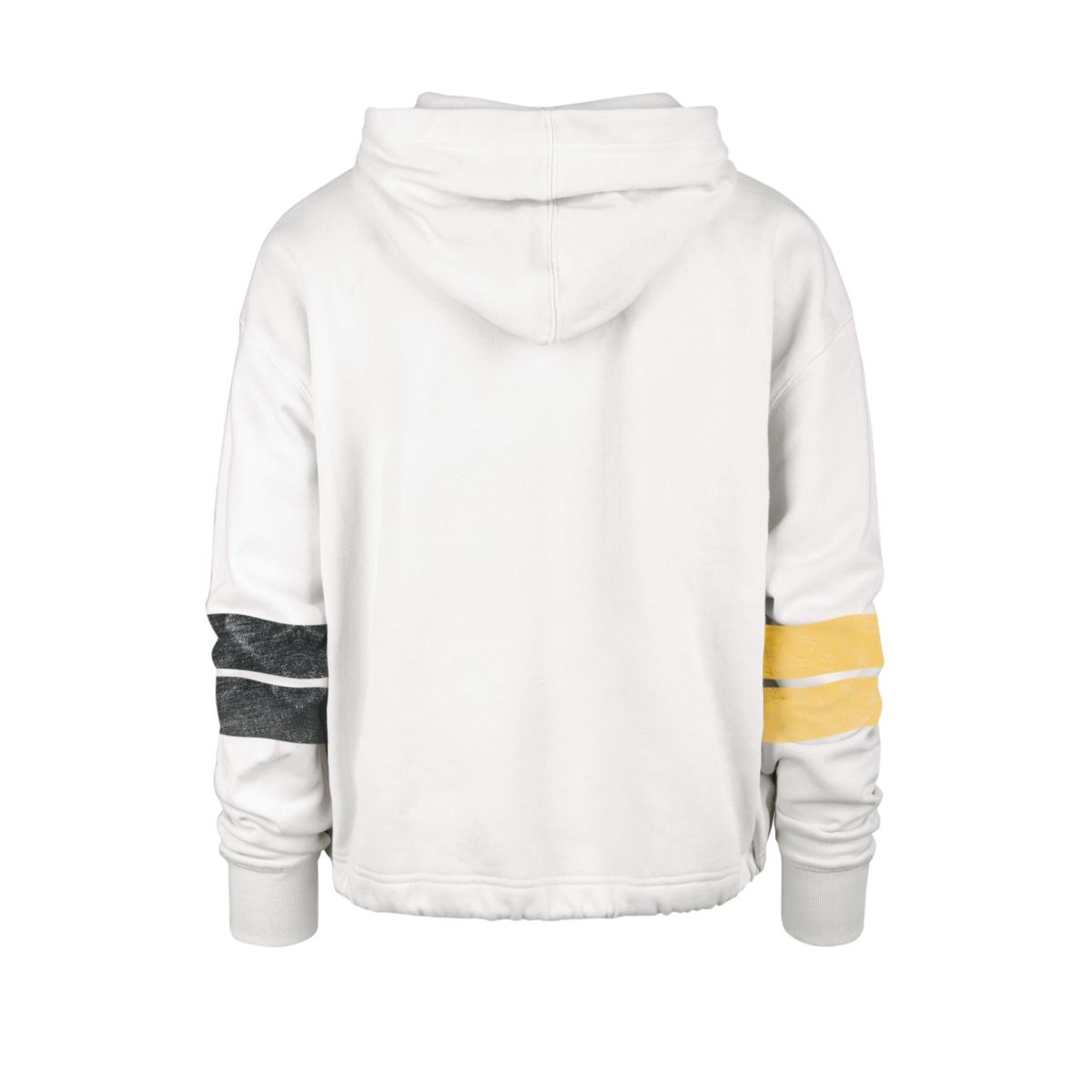 Pittsburgh Steelers Women's '47 Harper Tie Bottom Skimmer Fleece Hoodie