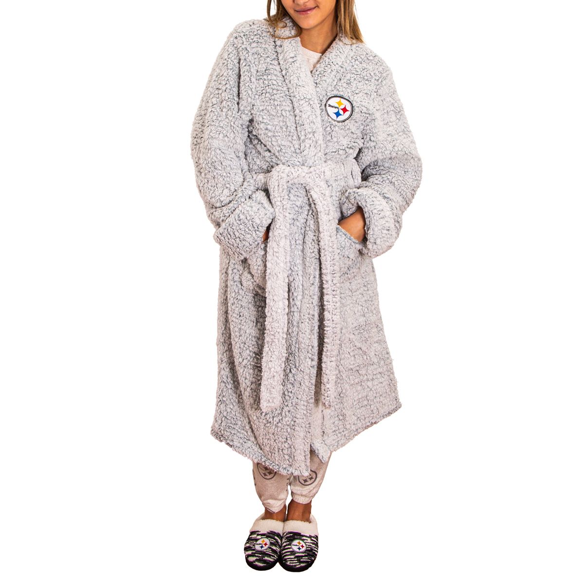 Pittsburgh Steelers Sherpa Lounge Robe